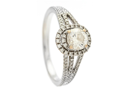 Jewellery, RING, 18K white gold