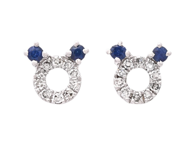 Jewellery, EARRINGS, 18K white gold