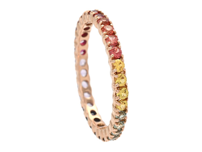 Jewellery, FULL ETERNITY RING, 18K rose gold