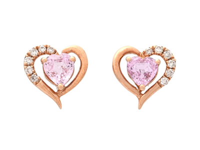 Jewellery, EARRINGS, 18K rose gold