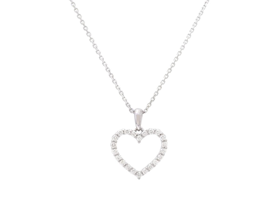 Jewellery, PENDANT/CHAIN, 18K white gold