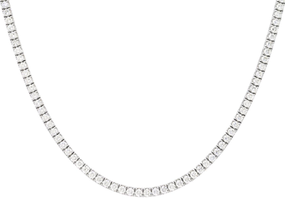 Jewellery, RIVIERE NECKLACE, 18K white gold