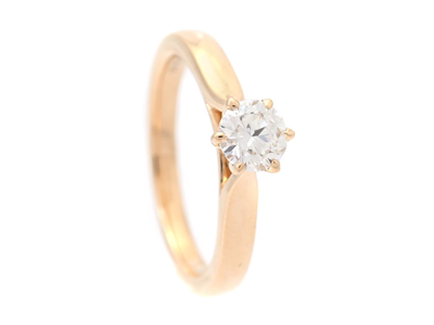 Jewellery, SOLITAIRE RING, 18K gold