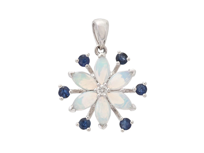 Jewellery, PENDANT, 18K white gold