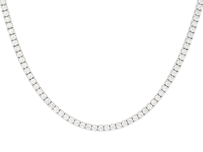 Jewellery, RIVIERE NECKLACE, 18K white gold