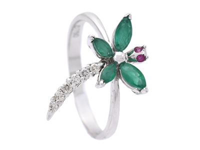 Jewellery, RING, 18K white gold