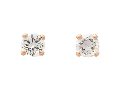 Jewellery, SOLITAIRE EARRINGS, 18K gold
