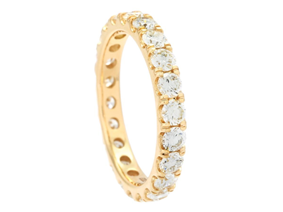Jewellery, FULL ETERNITY RING, 18K gold