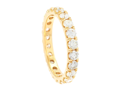 Jewellery, FULL ETERNITY RING, 18K gold