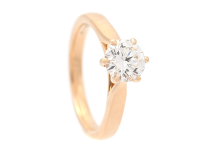 Jewellery, SOLITAIRE RING, 18K gold