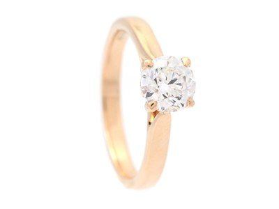 Jewellery, SOLITAIRE RING, 18K gold