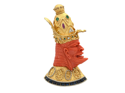Jewellery, BROOCH/PENDANT, Asian ruler