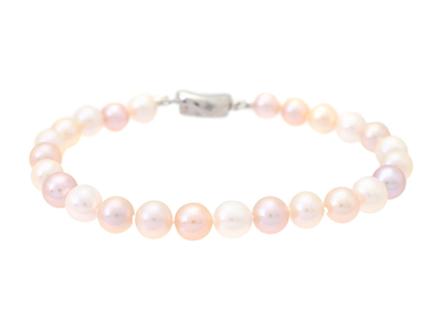 Jewellery, PEARL BRACELET, cultured freshwater pearls approx. 6,0-6,5 mm