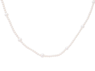 Jewellery, PEARL NECKLACE, cultured freshwater pearls approx. 2,5/4,0 mm
