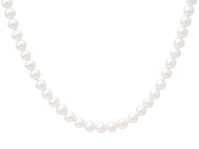 Jewellery, PEARL NECKLACE, cultured freshwater pearls approx. 5,0-5,5 mm