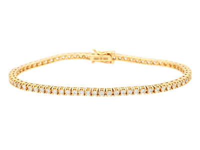 Jewellery, TENNIS BRACELET, 18K gold