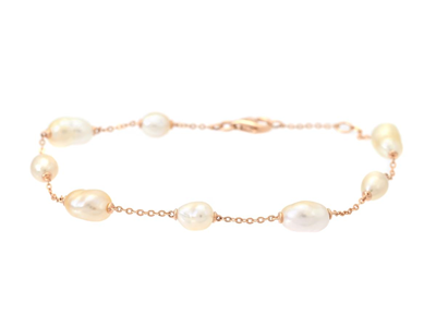 Jewellery, PEARL BRACELET, 18K rose gold