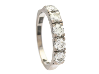 Jewellery, ETERNITY RING, 18K white gold