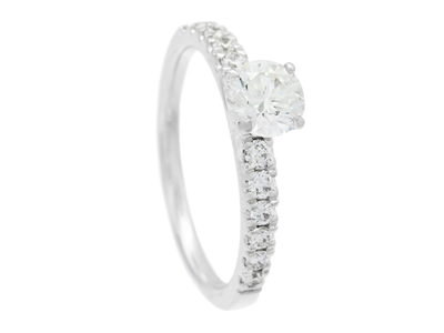 Jewellery, RING, 18K white gold