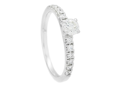 Jewellery, RING, 18K white gold