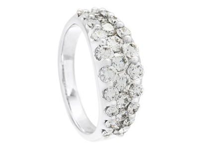 Jewellery, RING, 18K white gold