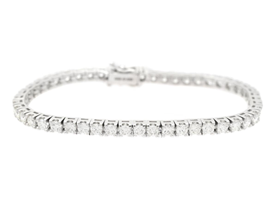 Jewellery, TENNIS BRACELET, 18K white gold