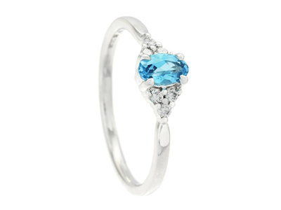 Jewellery, RING, 18K white gold