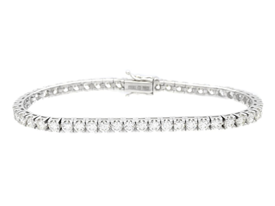 Jewellery, TENNIS BRACELET, 18K white gold