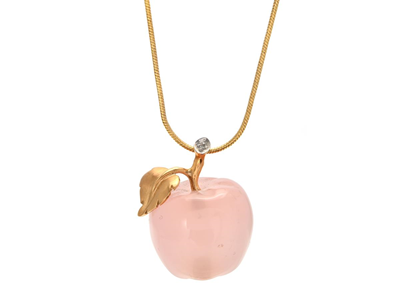 Jewellery, PENDANT WITH CHAIN, 18K gold