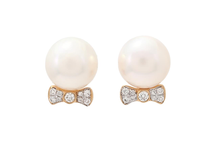 Jewellery, PEARL EARRINGS, 18K gold