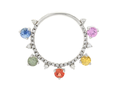 Jewellery, PENDANT, 18K white gold