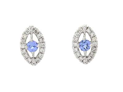 Jewellery, EARRINGS, 18K white gold