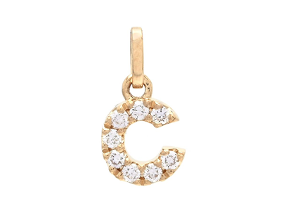 Jewellery, LETTER PENDANT, letter C