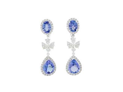 Jewellery, EARRINGS, 18K white gold
