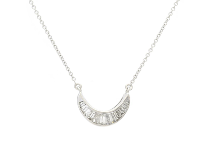 Jewellery, NECKLACE, 18K white gold