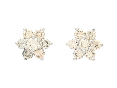 Jewellery, EARRINGS, 18K white gold