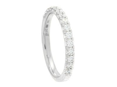 Jewellery, ETERNITY RING, 18K white gold