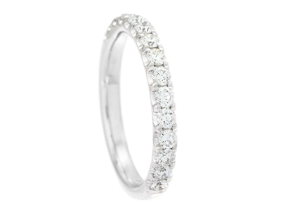 Jewellery, ETERNITY RING, 18K white gold