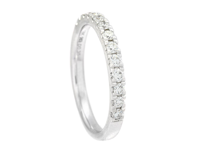 Jewellery, ETERNITY RING, 18K white gold
