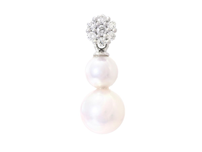 Jewellery, PEARL PENDANT, 18K white gold