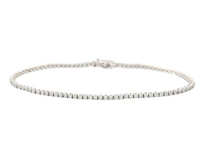 Jewellery, TENNIS BRACELET, 18K white gold