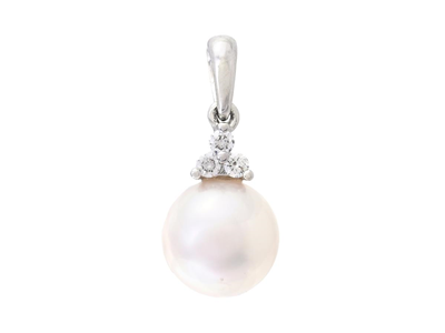 Jewellery, PEARL PENDANT, 18K white gold