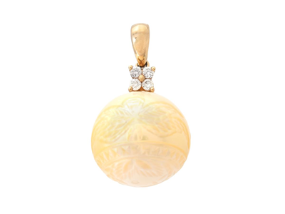 Jewellery, PEARL PENDANT, 18K gold