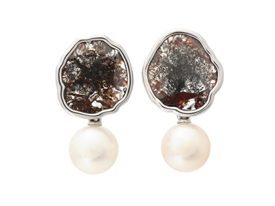 Jewellery, PEARL EARRINGS, 18K white gold