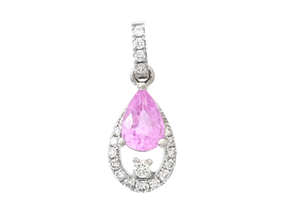 Jewellery, PENDANT, 18K white gold