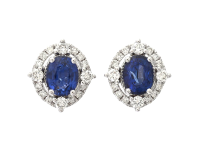 Jewellery, EARRINGS, 18K white gold