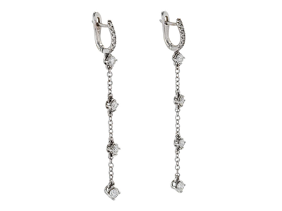 Jewellery, EARRINGS, 18K white gold