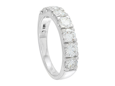 Jewellery, ETERNITY RING, 18K white gold