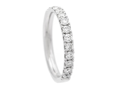 Jewellery, ETERNITY RING, 18K white gold