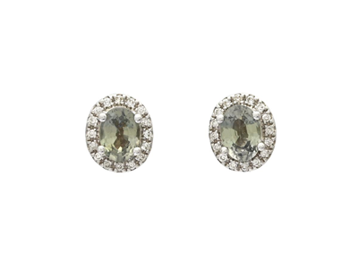 Jewellery, EARRINGS, 18K white gold